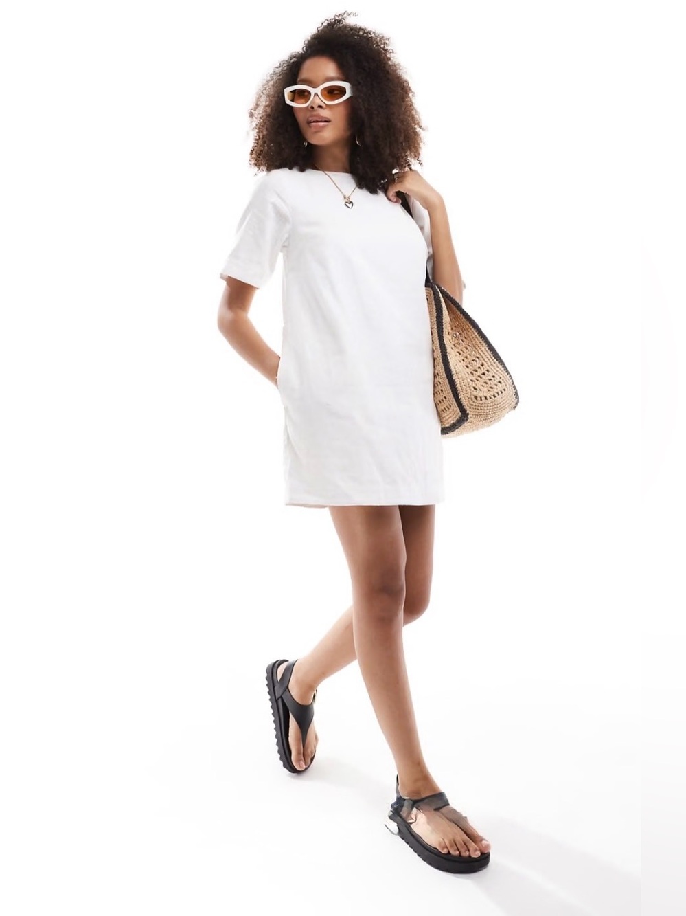 2 for 1 Abercrombie & Fitch Linen-Blend Dress Bundle | Black & White | MP Petite